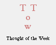 Thought of the Week